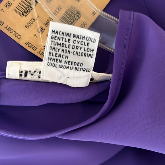 Hana Sung orchid-purple color NEW M blouse - Picture 10 of 10